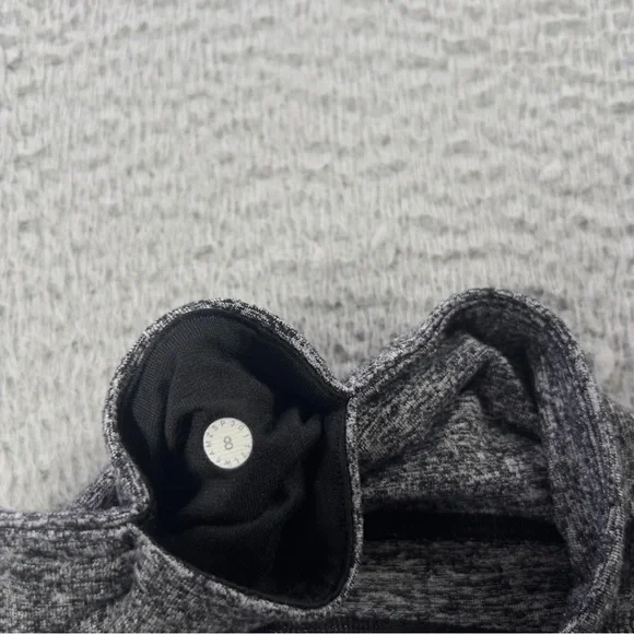 Lululemon Leggings Womens 8 Heather Gray Pull On Athletic Workout Yoga Preppy - Picture 8 of 9